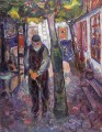Viejo en Warnemünde 1907 Edvard Munch Expresionismo